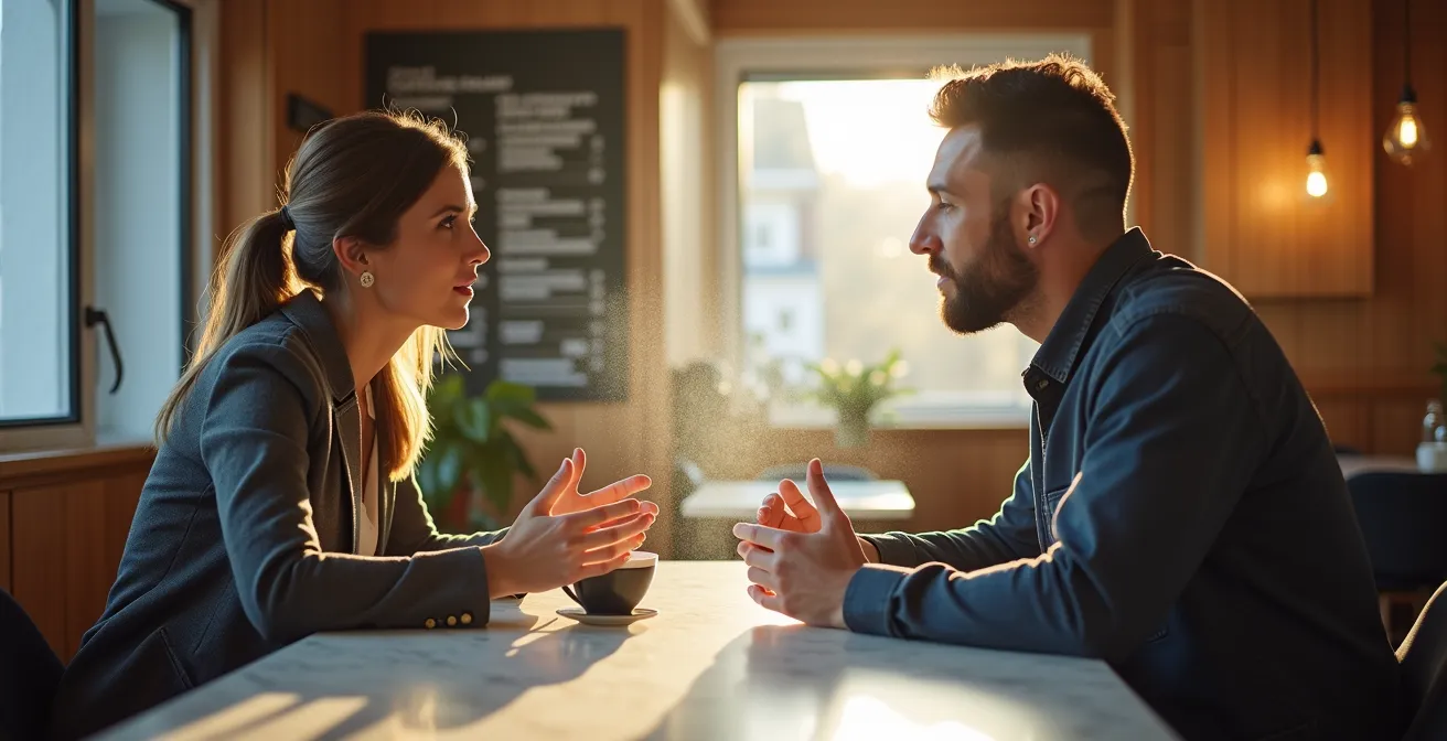Symbolische Darstellung des kulturellen Wandels beim Thema Gehaltsgespräche in der Schweiz