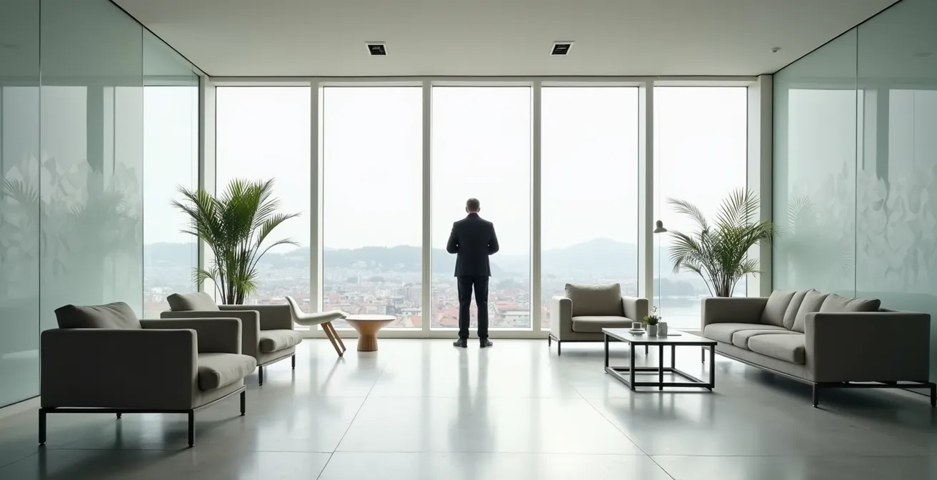 Executive Assessment Center mit modernem Evaluierungsraum